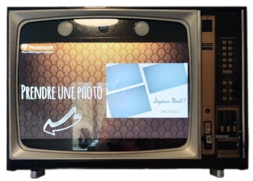 Photobooth dans une ancienne TV
